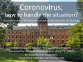 booklet called Coronavirus - how to deal with it? 
