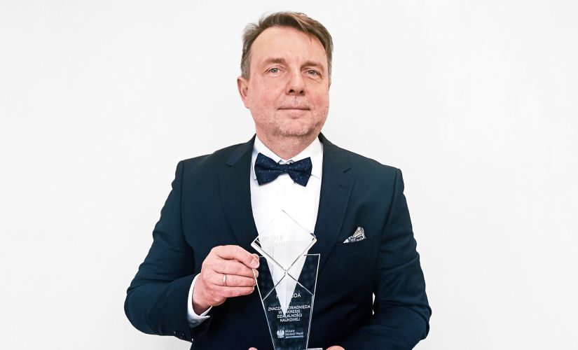 Prof. Marcin Kamiński z PŁ, laureat nagrody MEiN, fot. PŁ