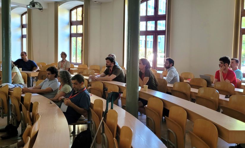 Uczestnicy hiszpańsko-polskiej konferencji matematycznej w PŁ, fot. Jacek Szabela