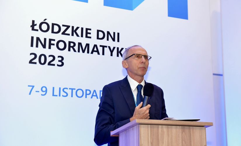  prof. Paweł Strumiłło, prorektor PŁ podczas otwarcia ŁDI, fot. Jacek Szabela