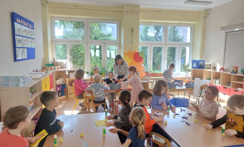 A workshop at the Public Preschool No. 13 in Pabianice
