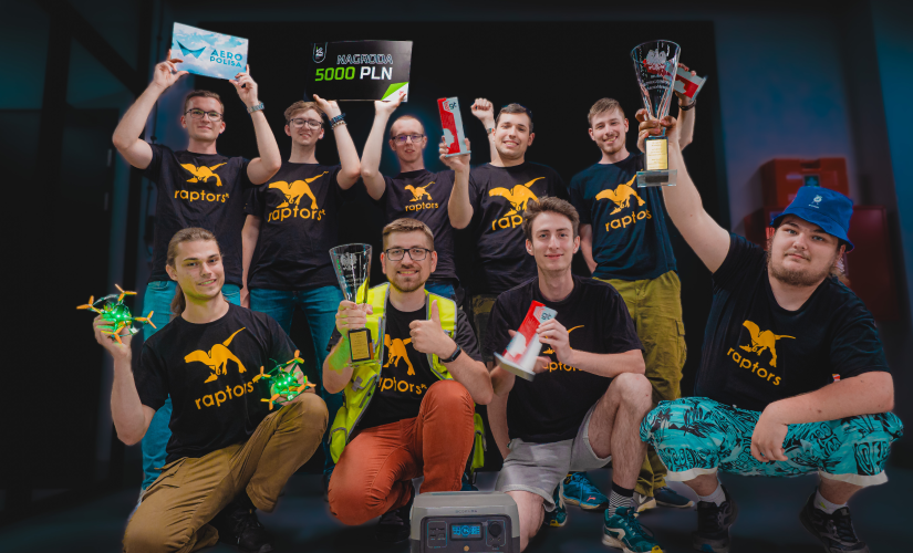 Raptors team with prizes won in the competition