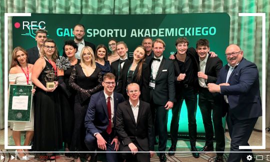 Kadr - gala sportu akademickiego