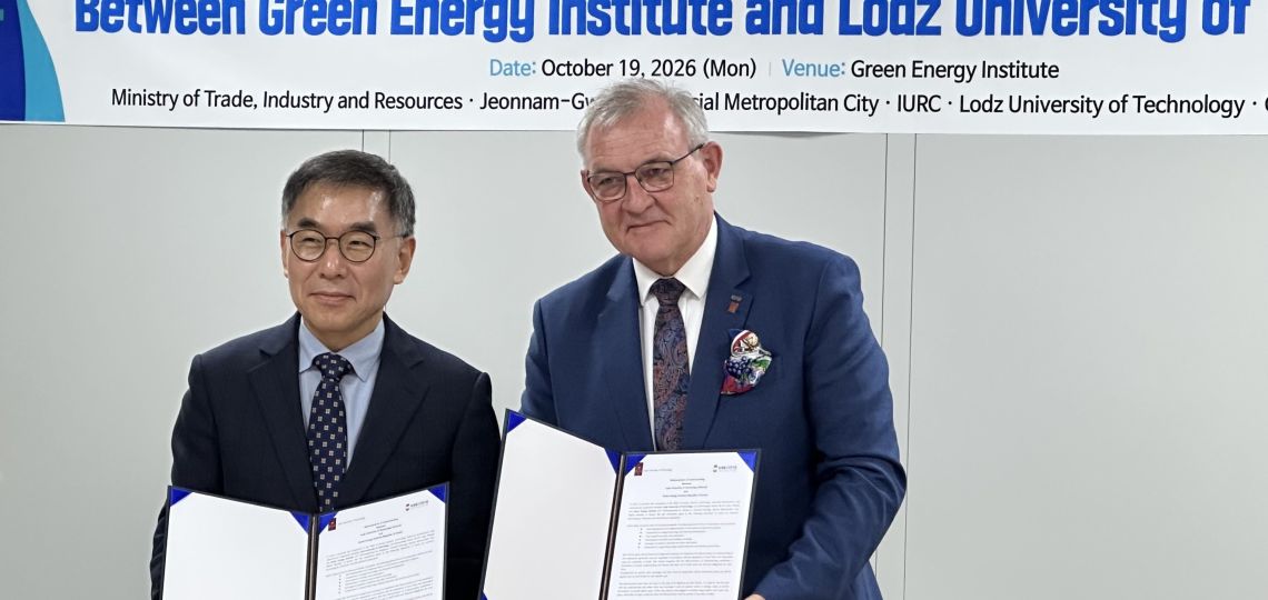 Porozumienie PŁ z Green Energy Institute