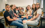  Uczestnicy Łódź HCI Summer School 2022 w trakcie warsztatów.