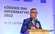 prof. Łukasz Albrecht podczas otwarcia ŁDI w PŁ, fot. Jacek Szabela
