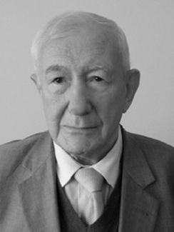 Czarno-białe zdjęcie portretowe: prof. dr hab. inż. Ludomir Ślusarski