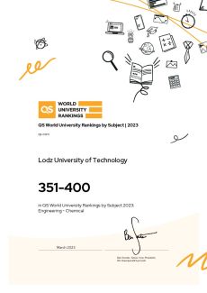 Lodz University of Technology Engineering Chemical