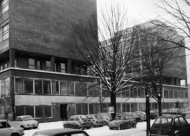 Archival photograph: The building of the Faculty of Mechanical Engineering, the 1940s.