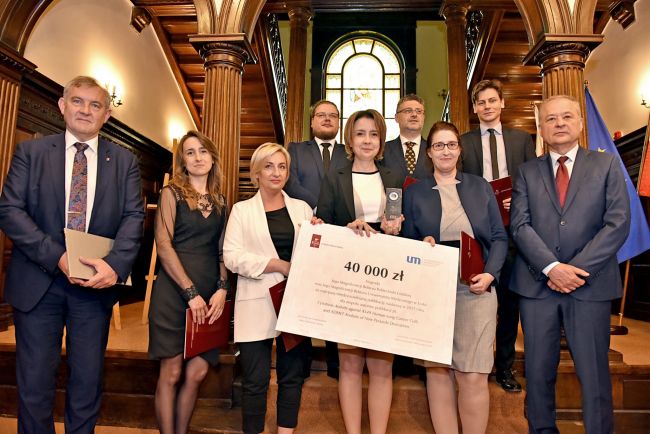 Scientists awarded by the rectors of the Lodz University of Technology and the Medical University of Lodz