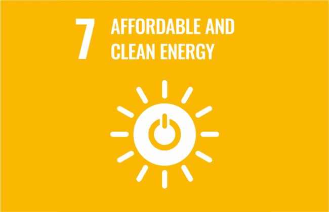 Sustainable development icon - goal 7