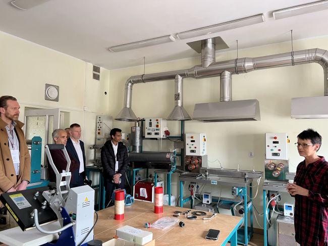 visiting laboratories