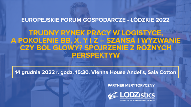 grafika promująca panel w EFG 2022