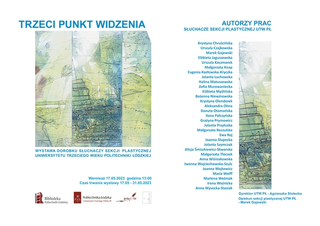 Zaproszenie na wystawę w Galerii Biblio-Art PŁ