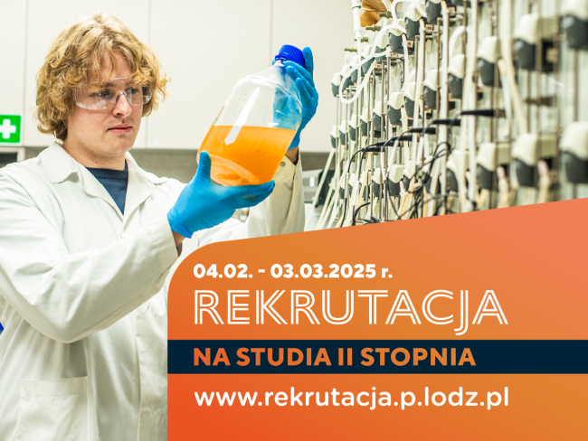 grafika promocji rekrutacji na studia II stopnia w Pł