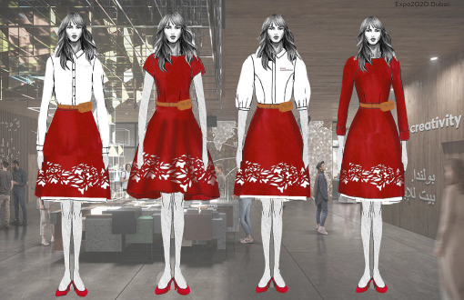 Stroje damskie, projekt Barara Florczyk