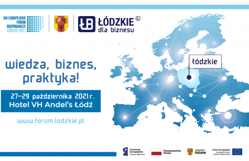 Grafika do Forum Gospodarczego Łódzkie 2021