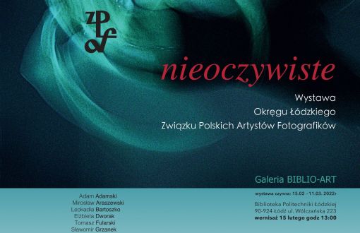 Grafika do wystawy Nieoczywiste w Galerii Biblio-Art na PŁ