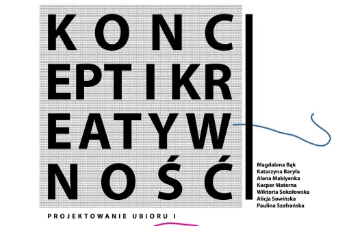 Plakat do wystawy studentów wzornictwa na PŁ, dr Monika Czarska