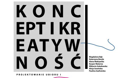 Plakat do wystawy studentów wzornictwa na PŁ, dr Monika Czarska