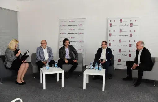  Uczestnicy warsztatów logistycznych w Zatoce Sportu PŁ.