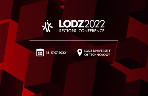 Grafika promująca konferencję rektorów w ramach EUG 2022