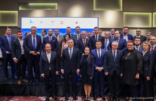 Przedstawiciele polskiej misji gospodarczej w Egipcie z udziałem Prezydenta PR