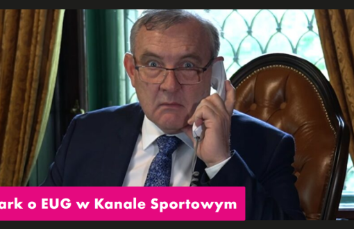 Kadr z filmu promującego wizytę rektora w Hejt Parku