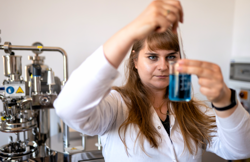 Anna Baranowska w laboratorium