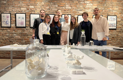 Students and their protytypes in Atilla Özer Karikatürlü Gallery