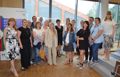 The TUL Masters of Didactics in the IFE auditorium, photo: Alina Wujcik