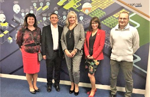 From left: Dr Iwona Staniec, Xavier Apolinarski, Prof. Agnieszka Zakrzewska-Bielawska, Prof. Magdalena Grębosz-Krawczyk and Michael Fournier photo: author's archive