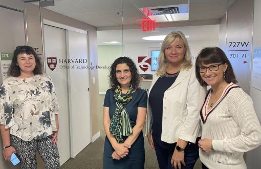 Meeting with Jelena Bisharyan, PhD Director Of Business Development, Harvard University.