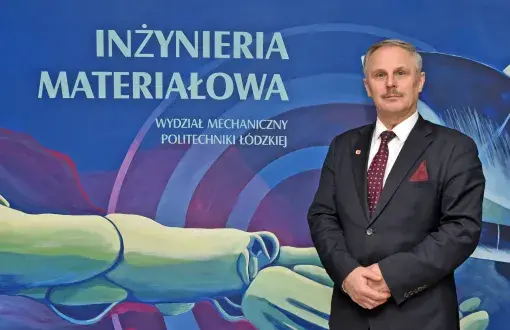 dr inż. Adam Rylski z Instytutu Inżynierii Materiałowej PŁ, fot. Jacek Szabela