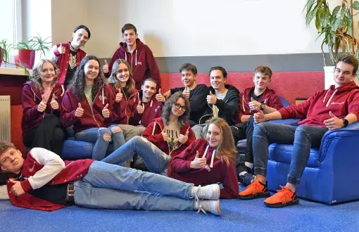 Uczniowie najlepszego w woj. łódzkim Liceum Publicznego PŁ, fot. Jacek Szabela