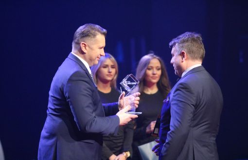 The Minister of Education and Science presents award to proffesor Marcin Kamiński