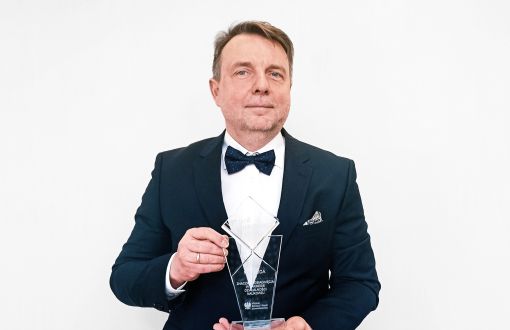 Prof. Marcin Kamiński z PŁ, laureat nagrody MEiN, fot. PŁ