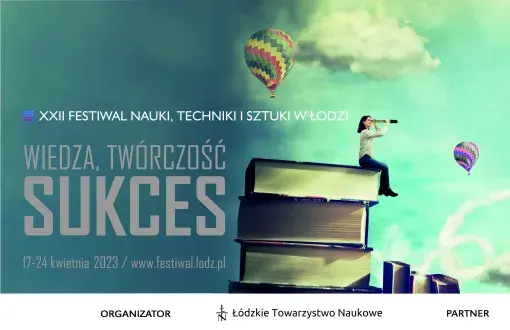 Baner reklamujący 22. Festiwal Nauki, Techniki i Sztuki
