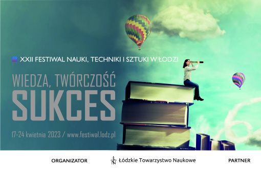 Baner reklamujący 22. Festiwal Nauki, Techniki i Sztuki