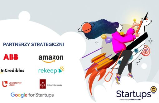 Grafika promująca Konkurs Startups