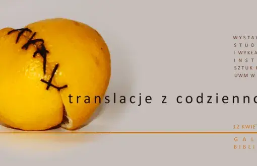 Grafika promująca wystawę w Galerii Biblio-Art na PŁ