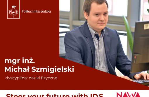 Grafika Steer your future with IDS - Michał Szmigielsk