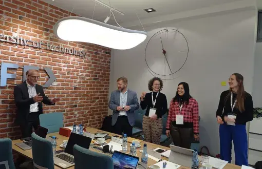 The consortium members met at the IFE, photo by Małgorzata Jarczyńska