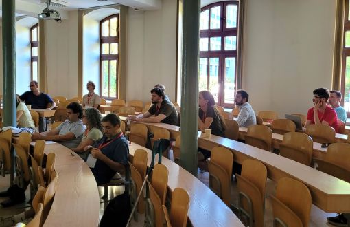 Uczestnicy hiszpańsko-polskiej konferencji matematycznej w PŁ, fot. Jacek Szabela