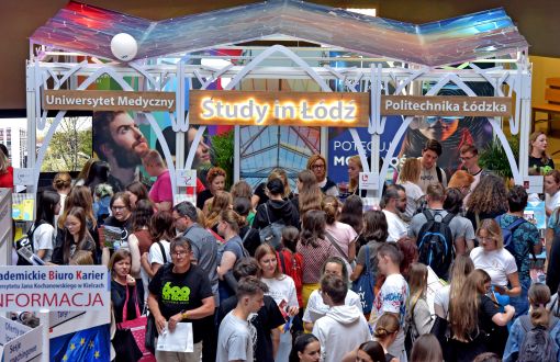 Academic Łódź's exhibition stand was featured in Lublin, Wrocław, Warsaw, Łódź, and Poznań