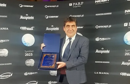 dr Jacek Stańdo wyróżniony nagrodą SYMBOL 2023, fot. arch. J.S.