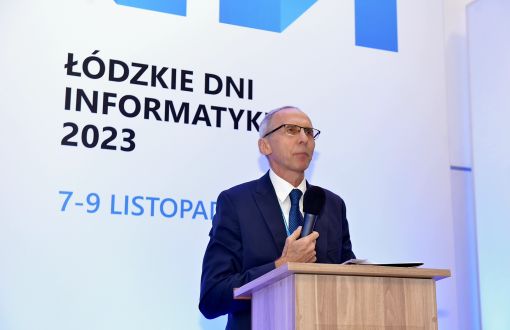  prof. Paweł Strumiłło, prorektor PŁ podczas otwarcia ŁDI, fot. Jacek Szabela