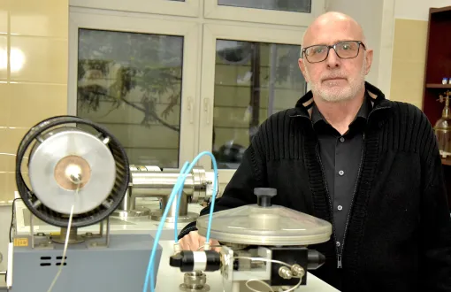 prof. Piotr Paneth z PŁ, laureat nagrody SHENG, fot. Jacek Szabela