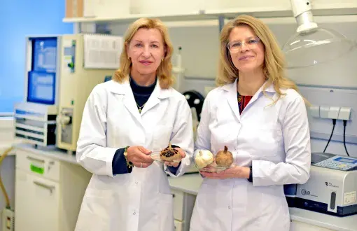 Od lewej: prof. Grażyna Budryn i dr inz. Ilona Galązka- Czarnecka, fot. Jacek Szabela