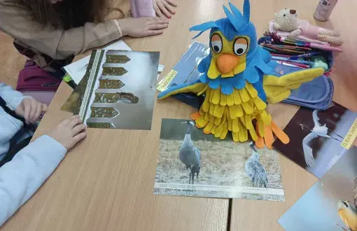 Zajęcia w ramach projektu Razem dla wspólnej przyszłości, fot. ŁUD PŁ